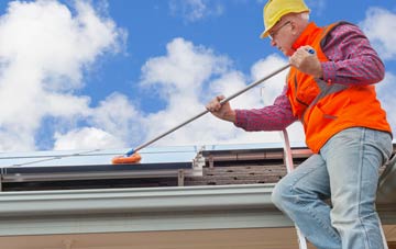 East Ginge soft wash roof cleaning